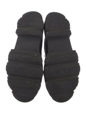 Ganni Patent Leather Combat Boots