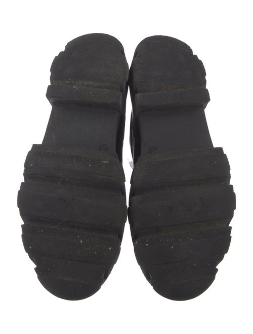 Ganni Patent Leather Combat Boots