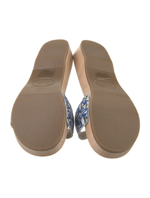 Ganni Canvas Printed Slides