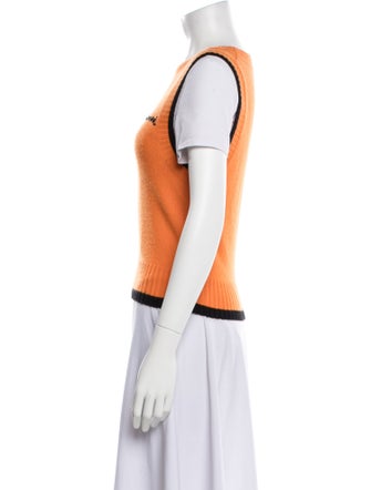 Ganni Wool Graphic Print Sweater