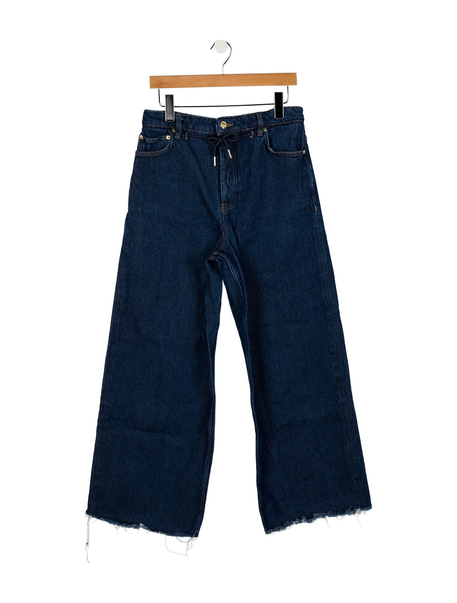 Ganni High-Rise Wide Leg Jeans