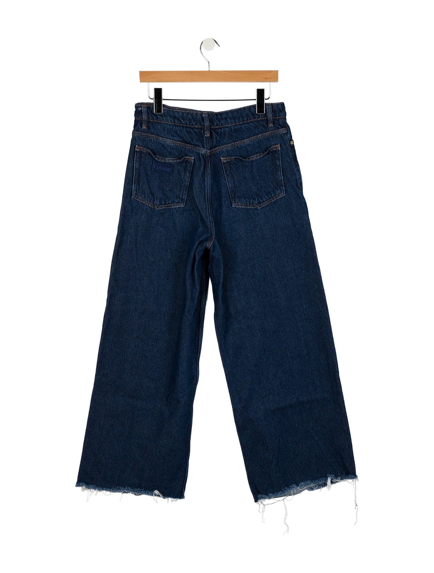 Ganni High-Rise Wide Leg Jeans