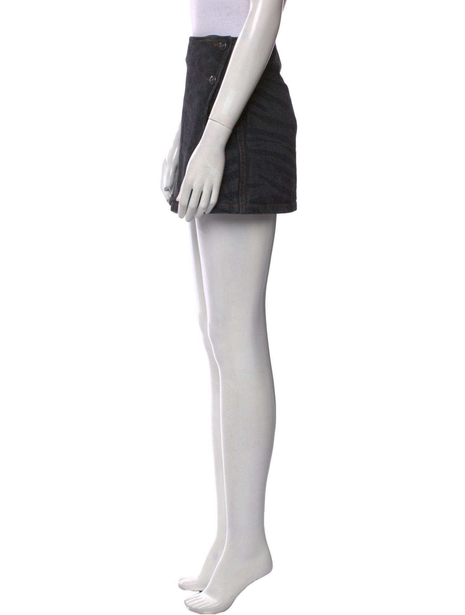 Ganni Beaded Accents Mini Skirt