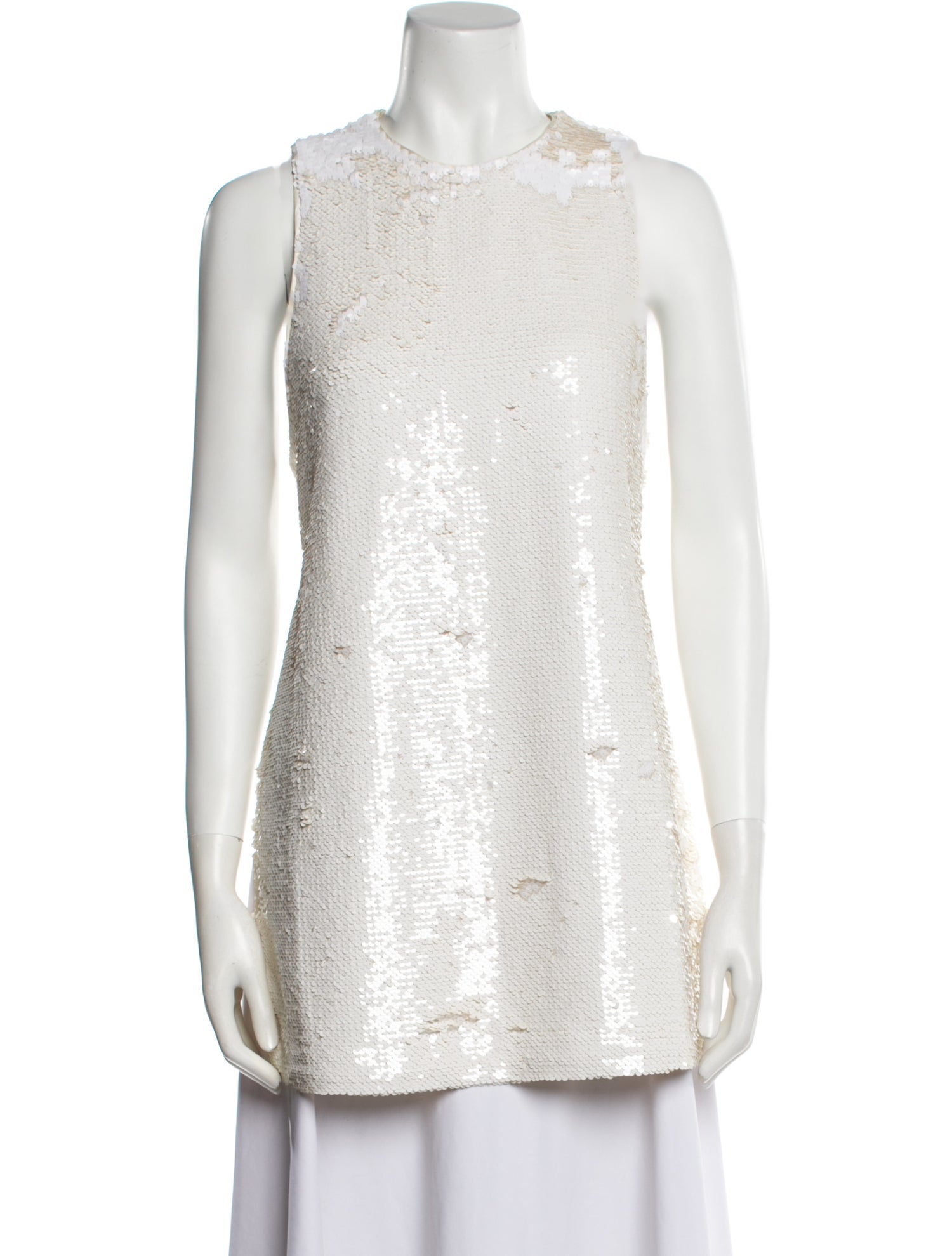 Ganni Crew Neck Sleeveless Tunic