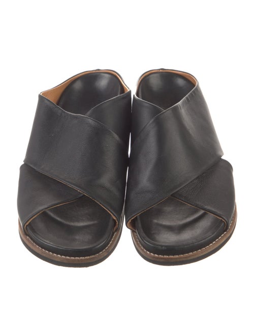 Ganni Leather Slides