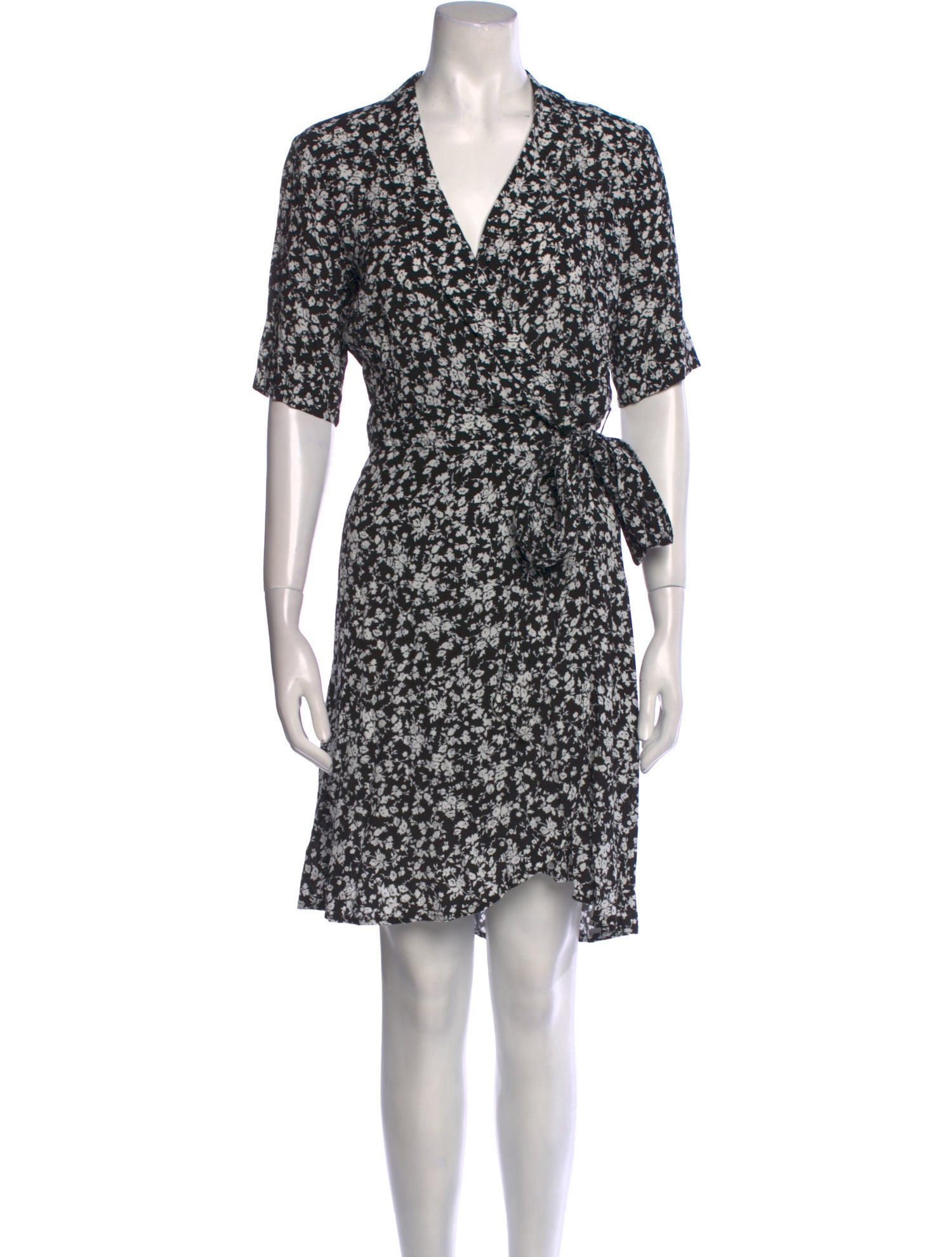 Ganni Floral Print Knee-Length Dress w/ Tags