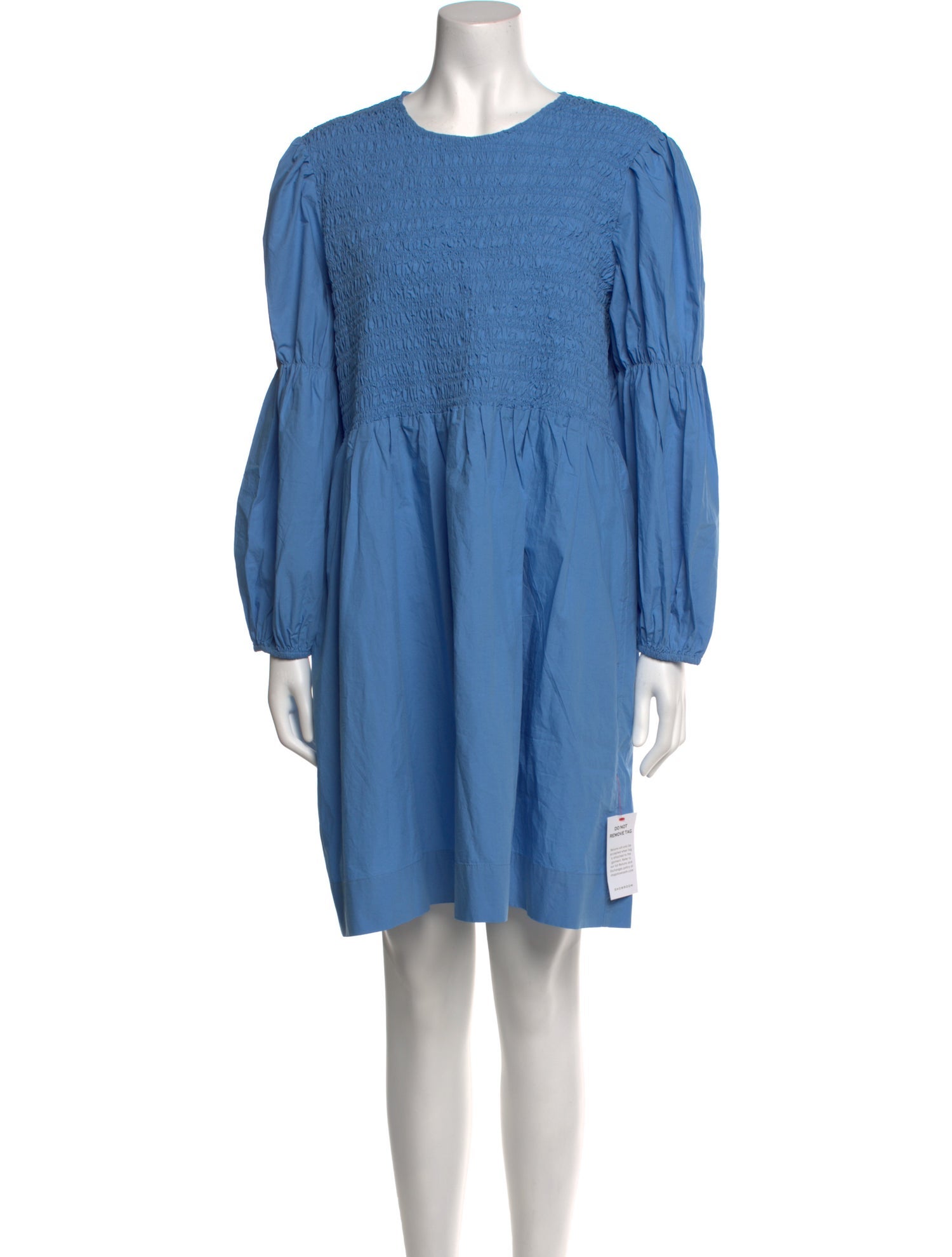 Ganni Scoop Neck Mini Dress