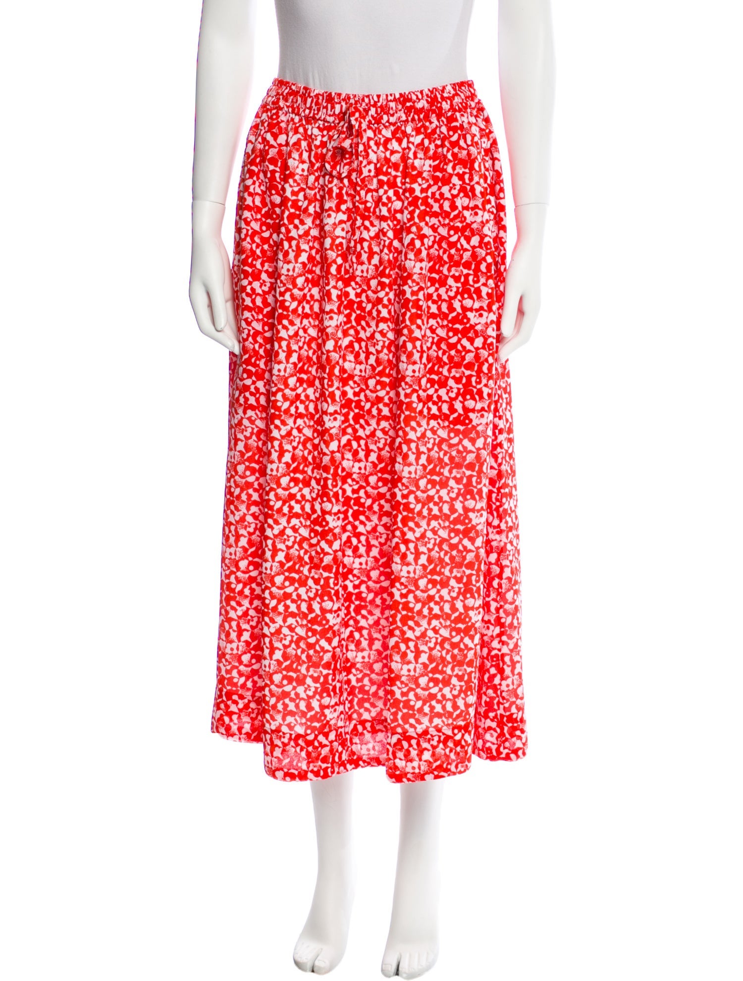 Ganni Floral Print Midi Length Skirt w/ Tags