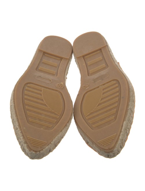 Ganni Canvas Embroidered Accent Mules