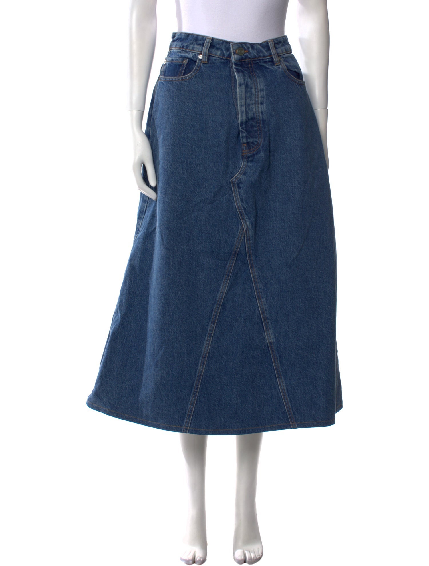 Ganni Midi Length Skirt w/ Tags