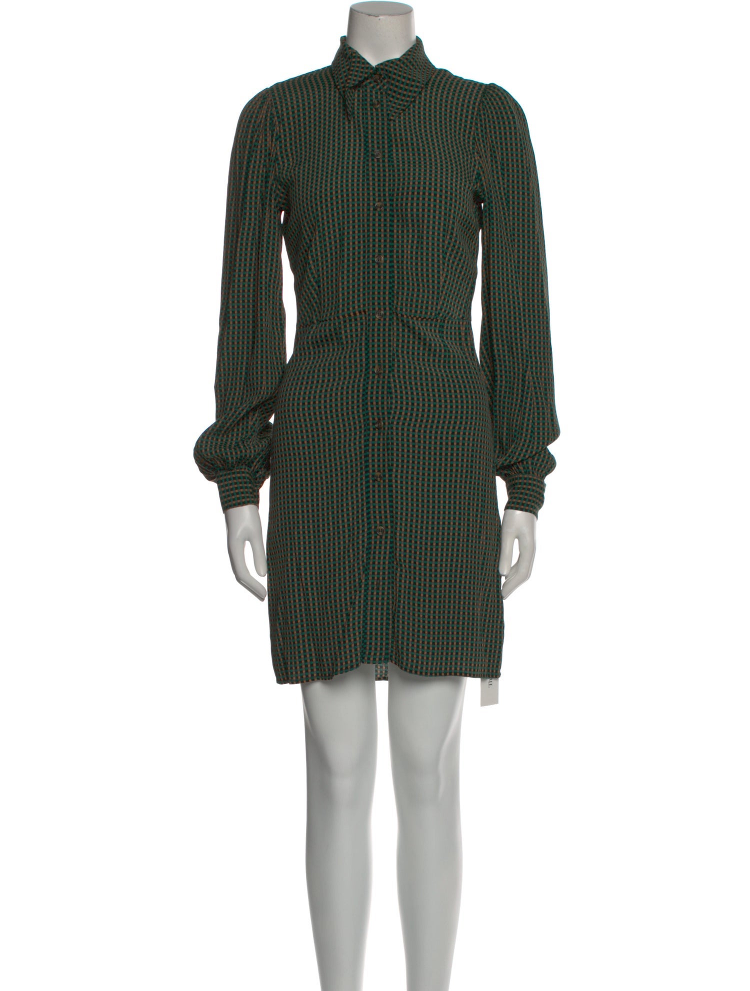 Ganni Striped Mini Dress
