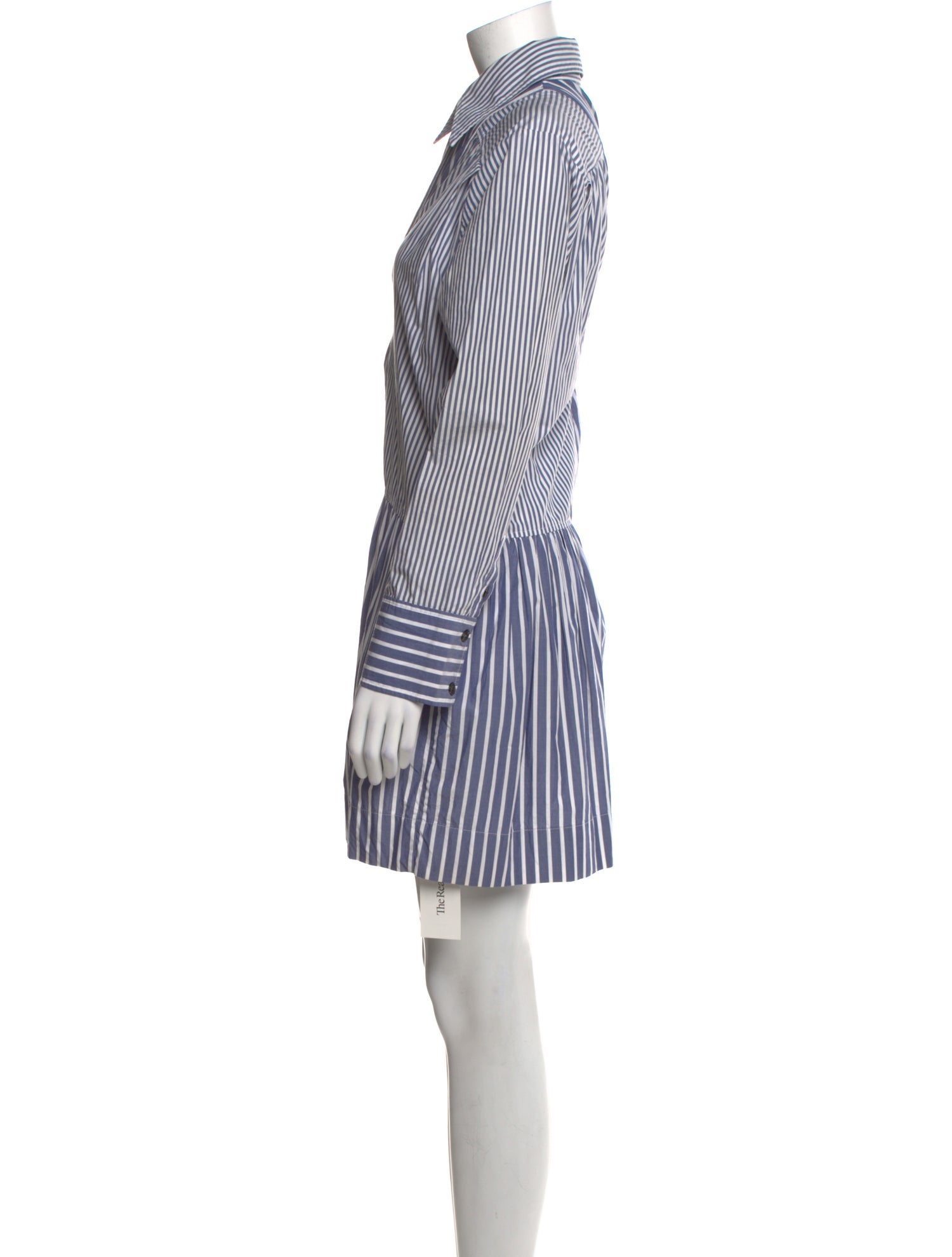 Ganni Striped Mini Dress