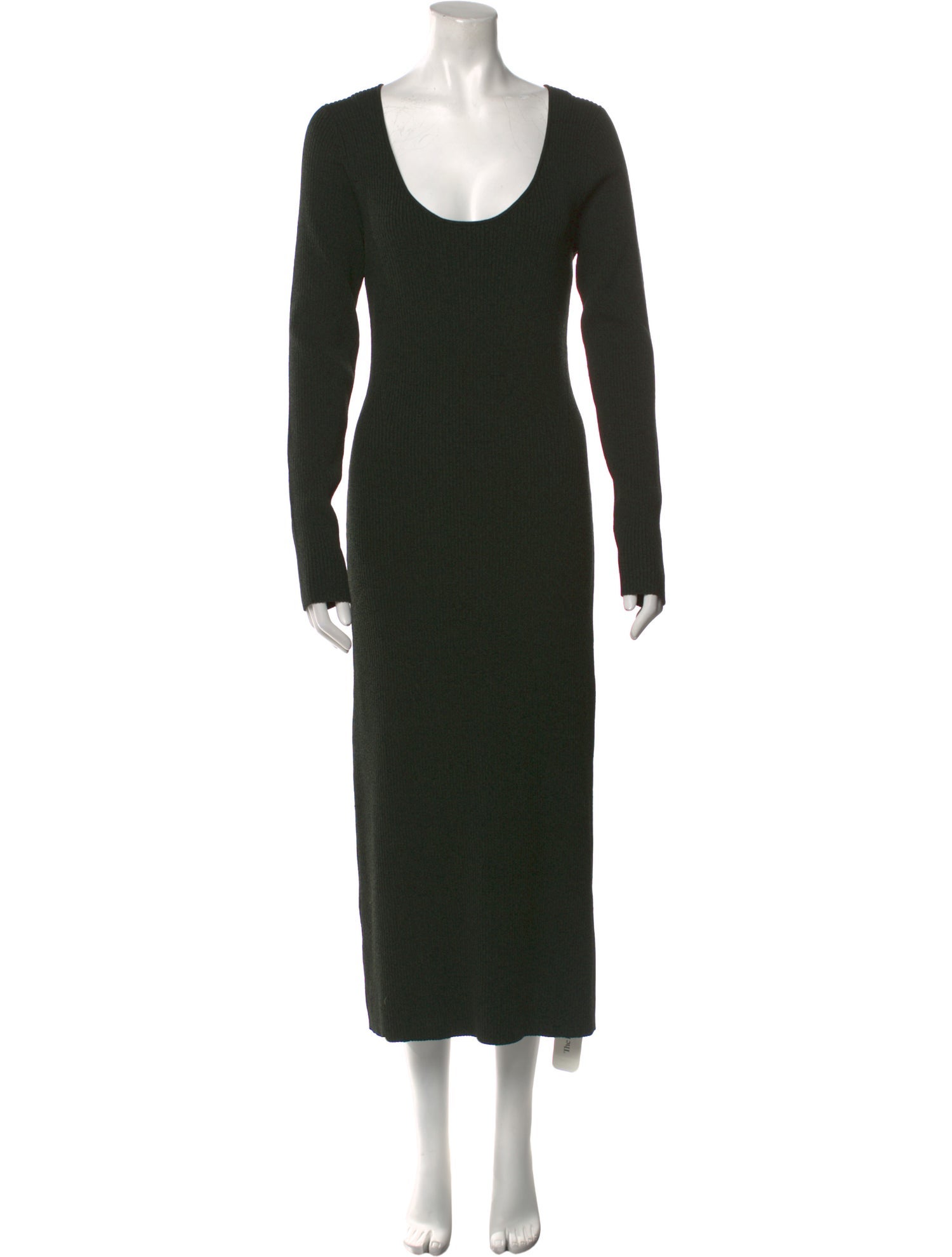 Ganni Scoop Neck Long Dress