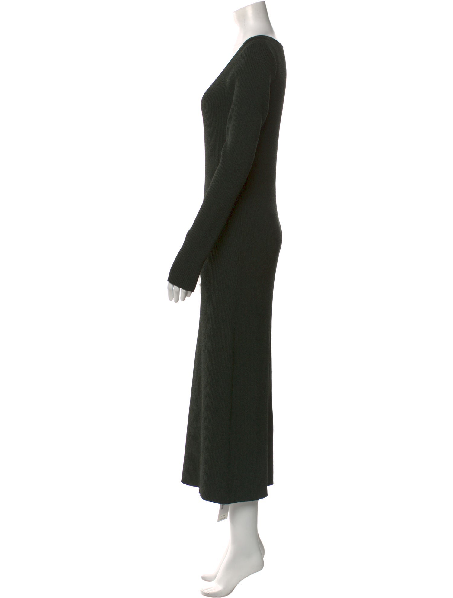 Ganni Scoop Neck Long Dress