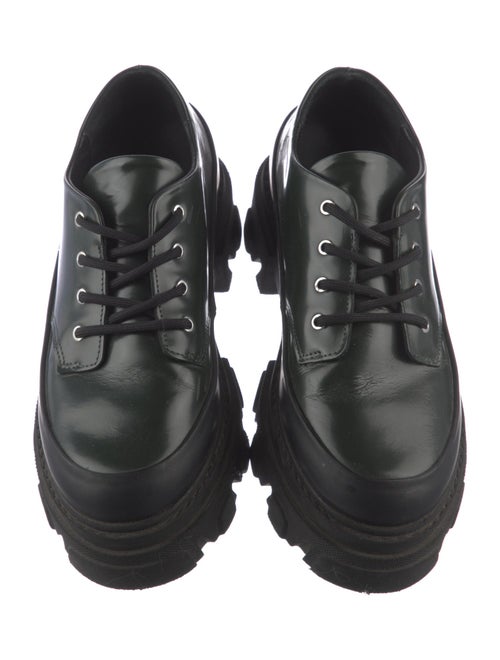 Ganni Leather Combat Boots