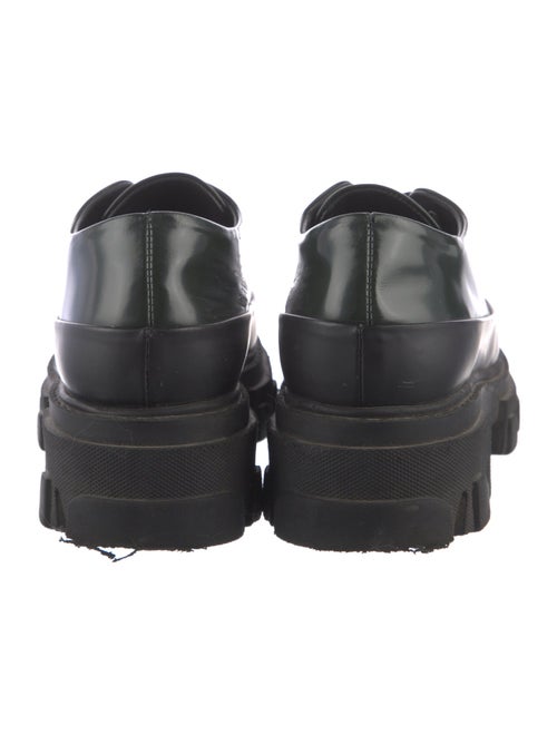 Ganni Leather Combat Boots