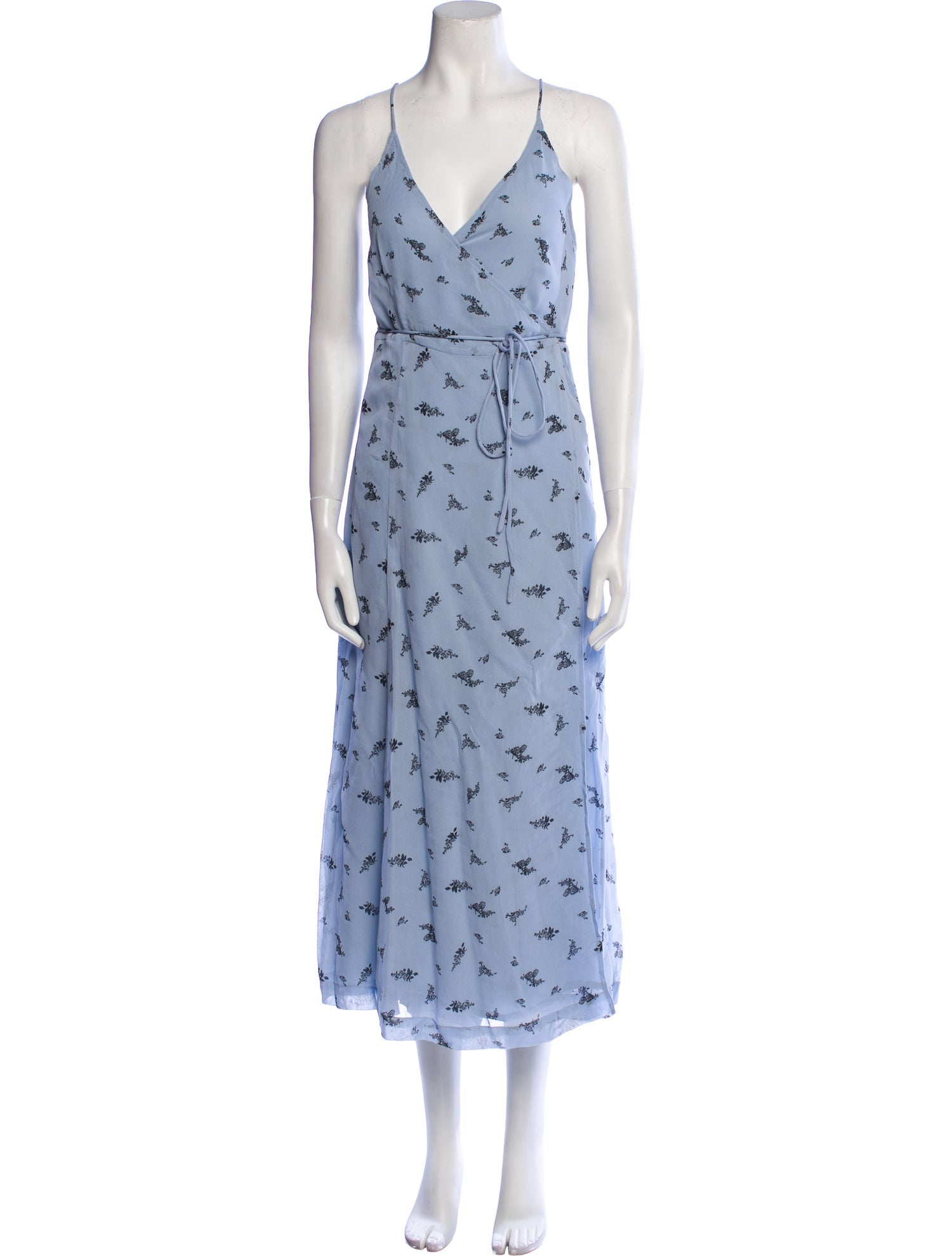 Ganni Floral Print Long Dress