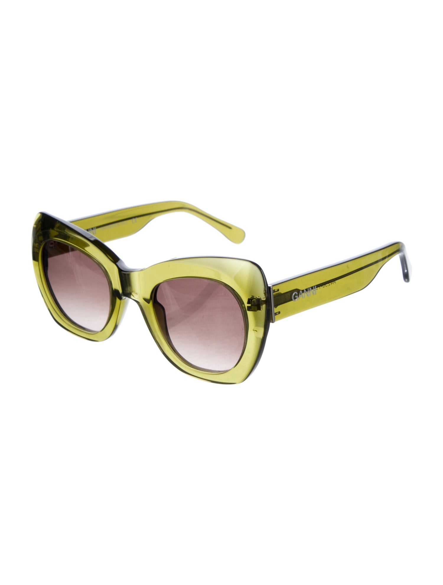 Ganni Cat-Eye Gradient Sunglasses