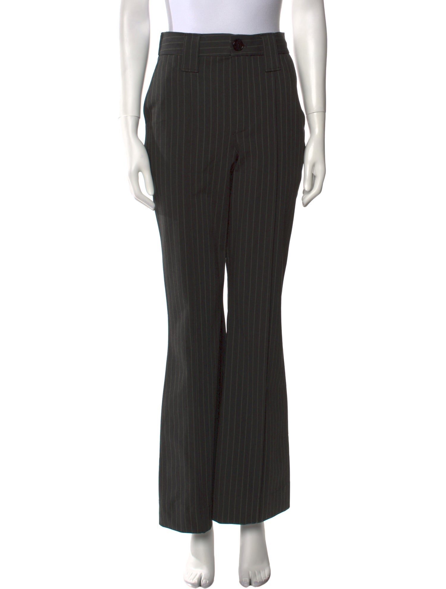 Ganni Striped Wide Leg Pants