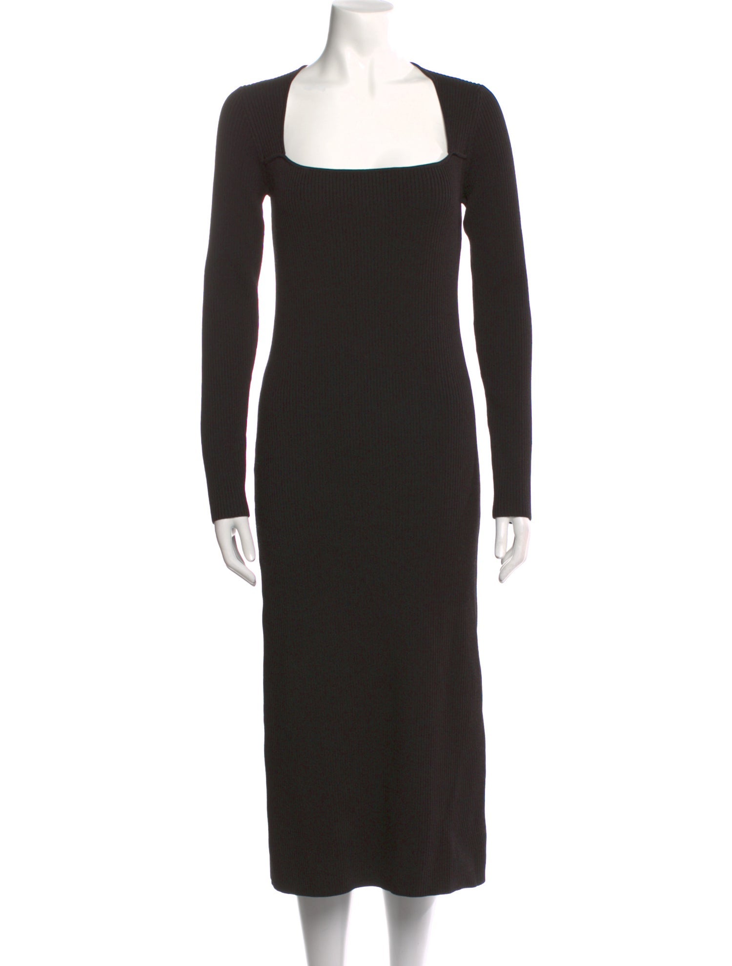 Ganni Square Neckline Long Dress