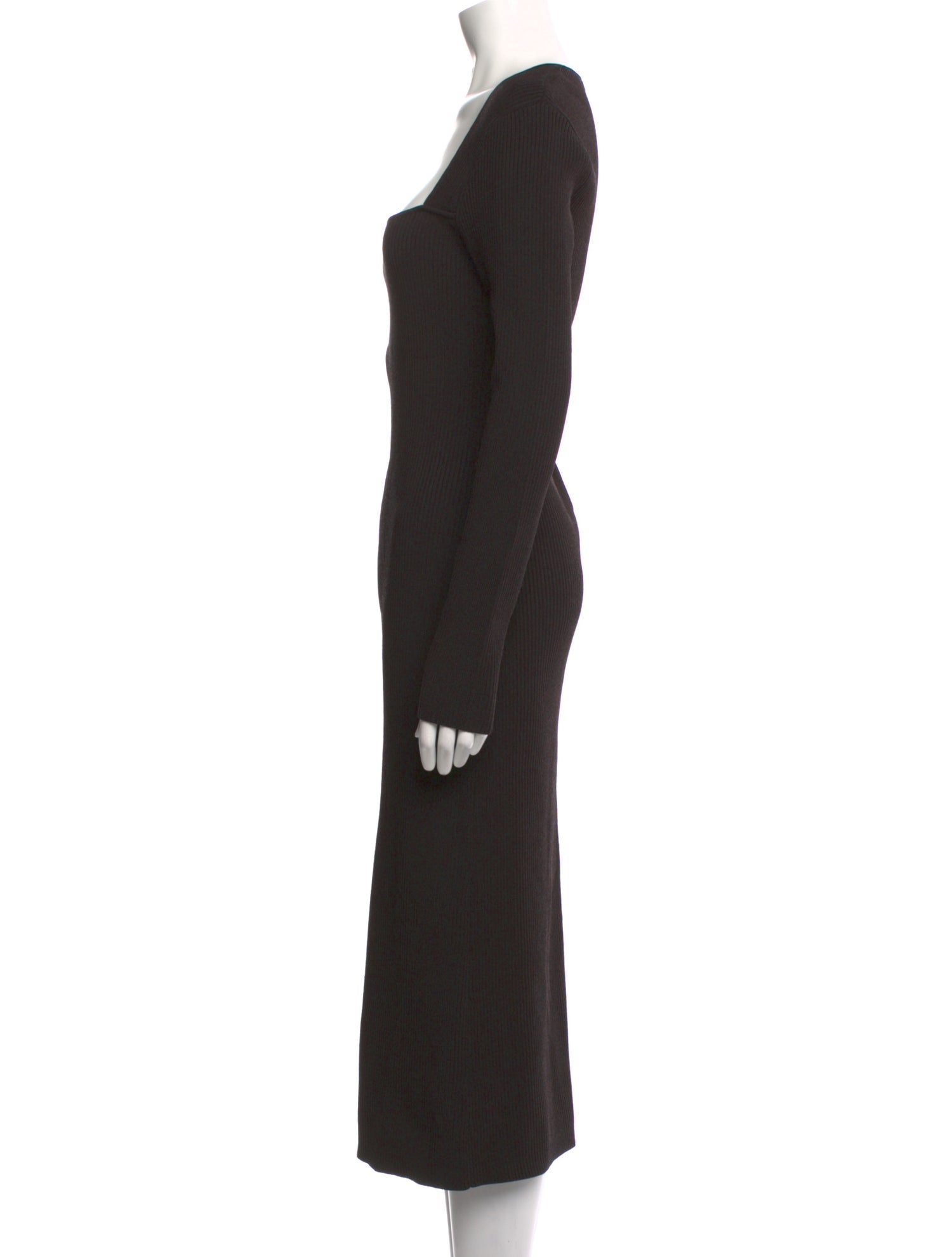 Ganni Square Neckline Long Dress