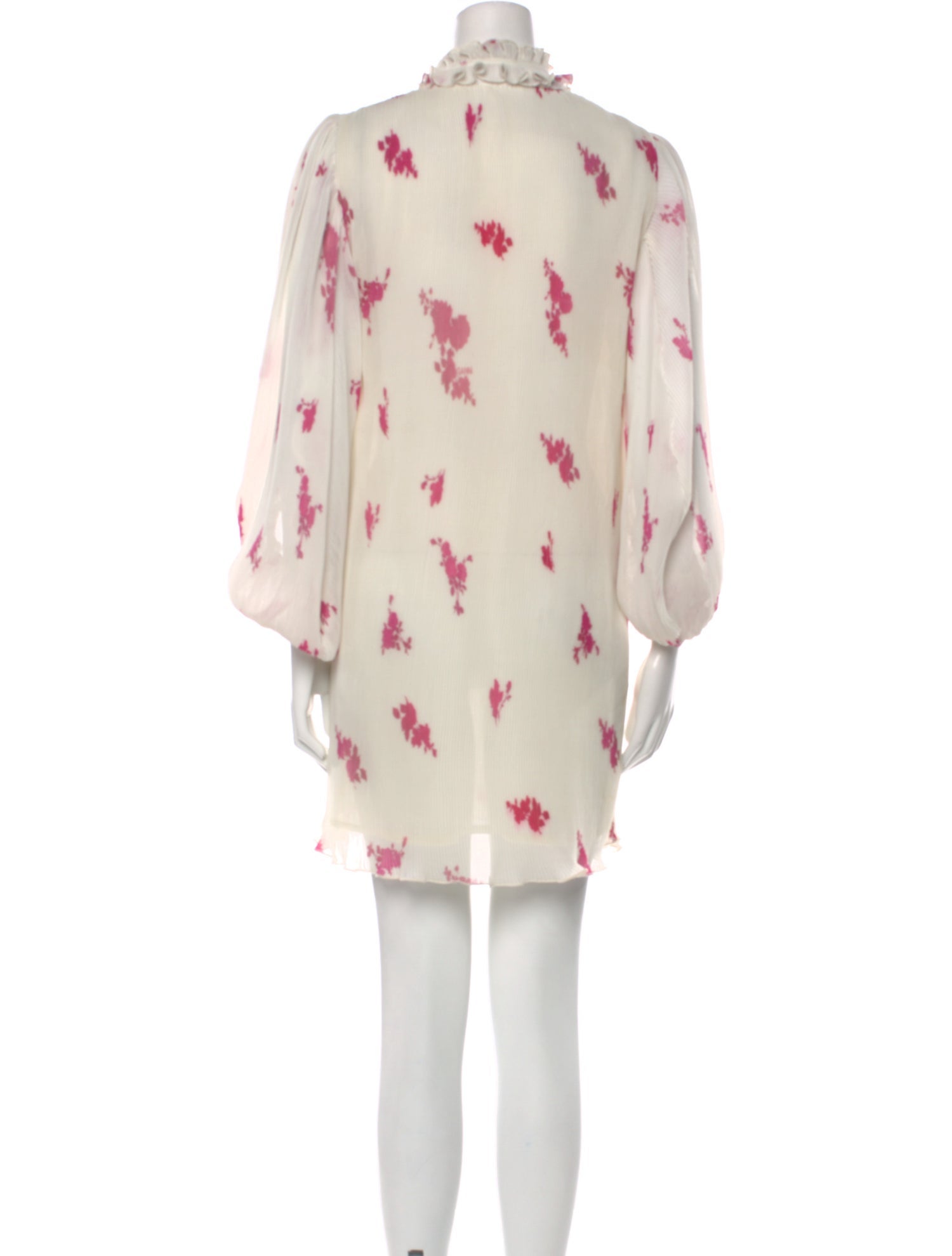 Ganni Floral Print Mini Dress