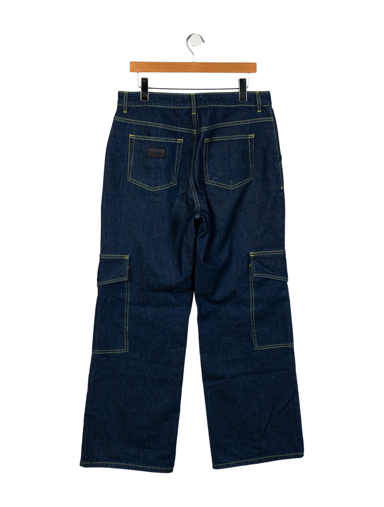 Ganni High-Rise Wide Leg Jeans