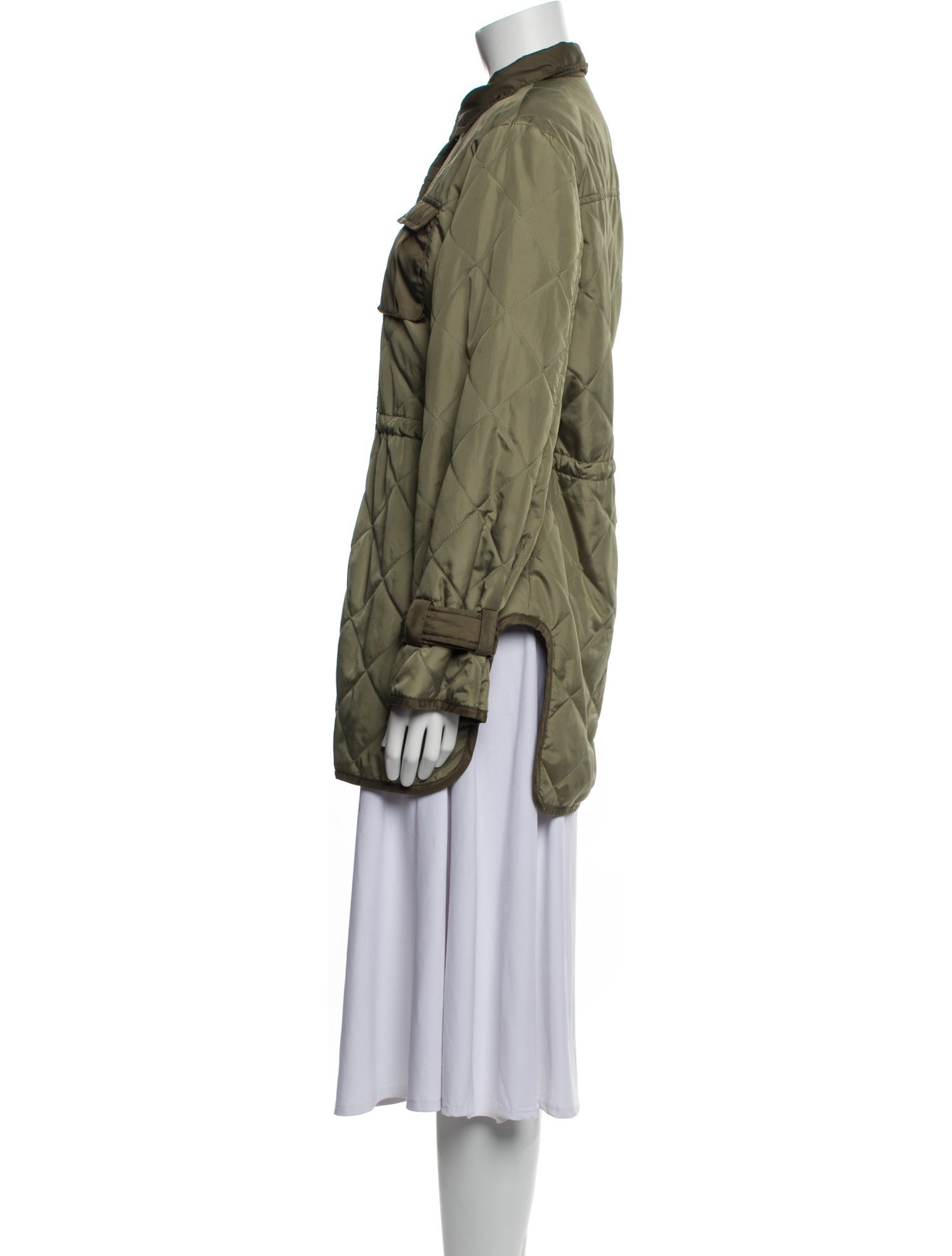 Ganni Utility Jacket - Green Jackets, Clothing - WZG129411