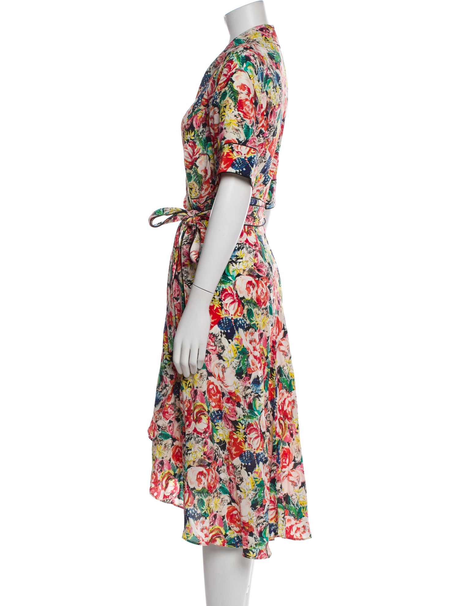 Ganni Silk Midi Length Dress