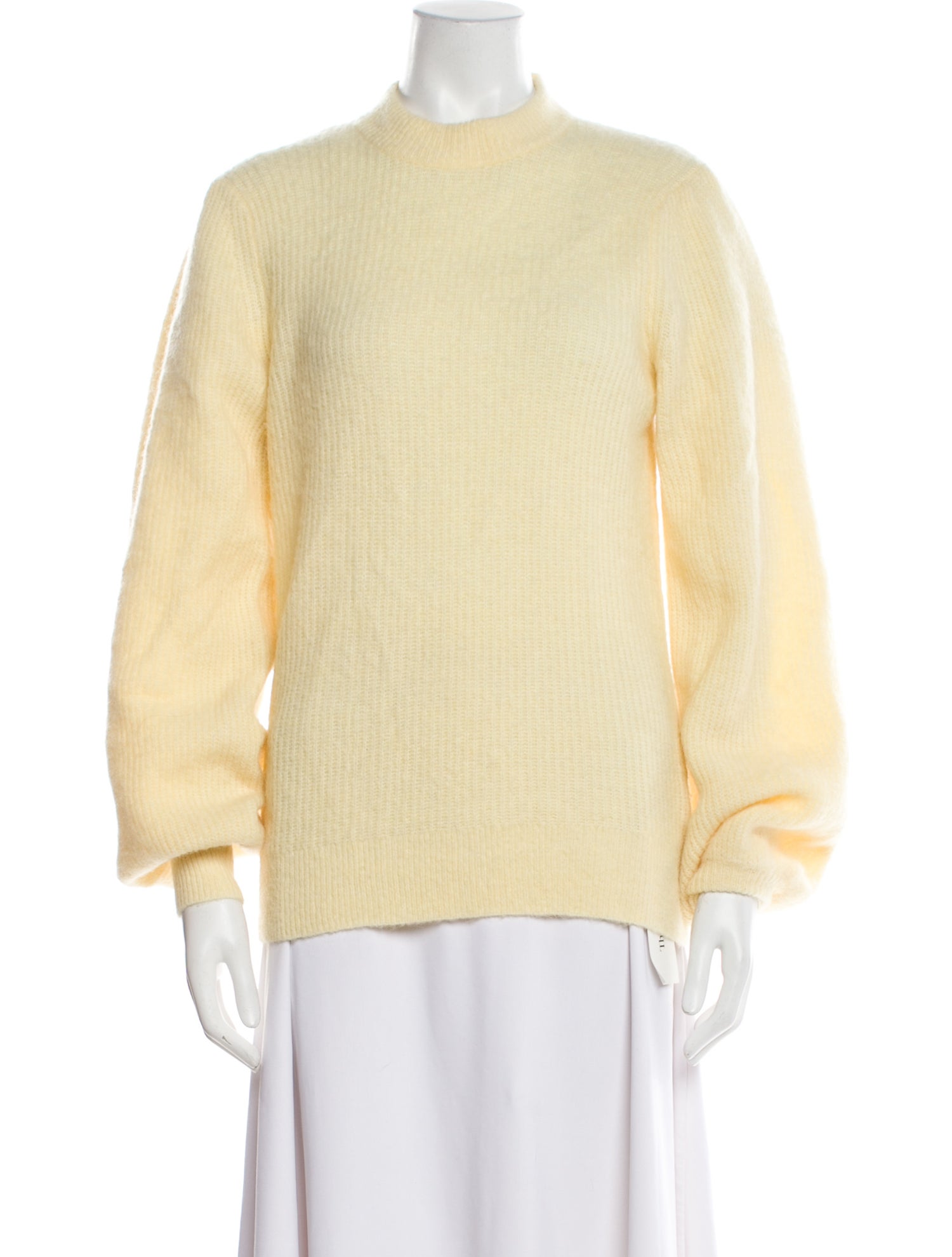 Ganni Alpaca Mock Neck Sweater