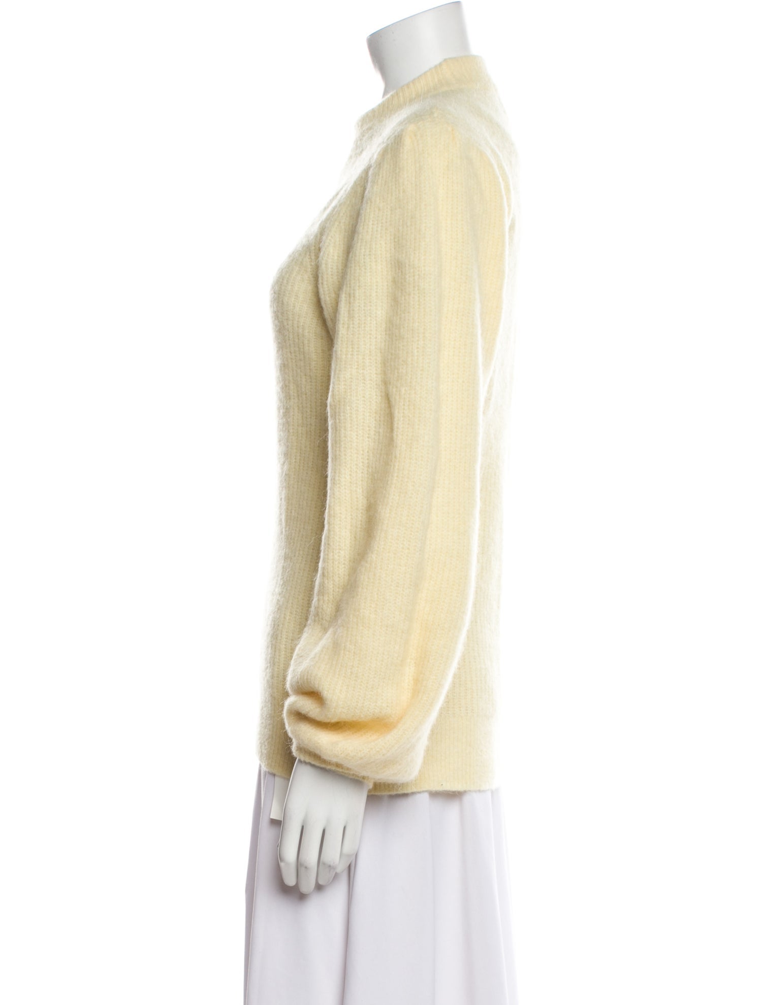 Ganni Alpaca Mock Neck Sweater