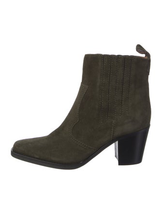 Ganni Suede Chelsea Boots