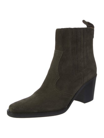 Ganni Suede Chelsea Boots