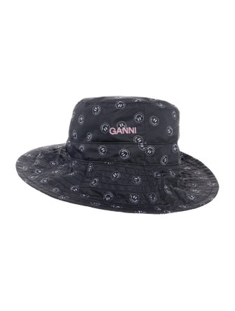 Ganni Polyester Blend Bucket Hat