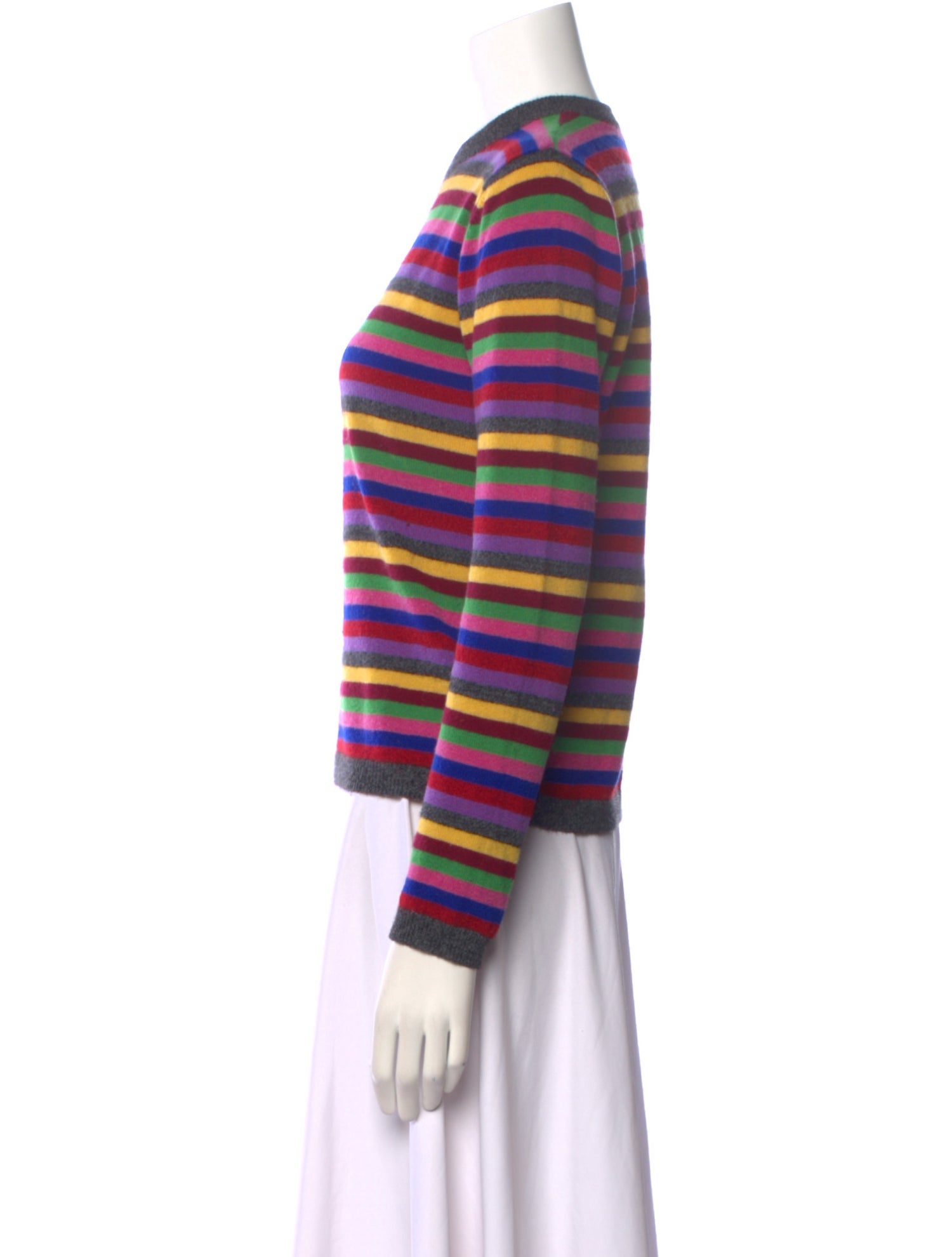 Ganni Cashmere Striped Sweater
