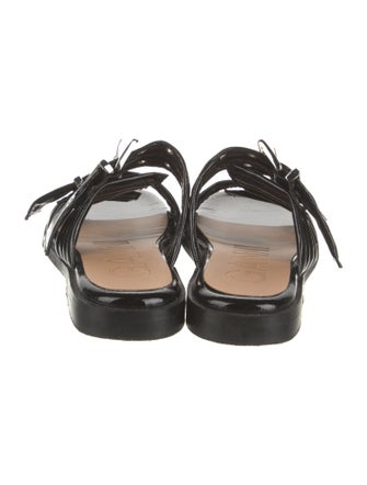 Ganni Patent Leather Slides