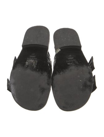 Ganni Patent Leather Slides