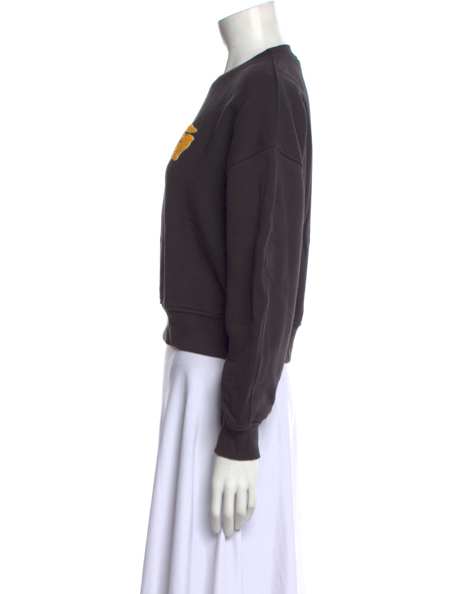 Ganni Graphic Print Crew Neck Sweatshirt
