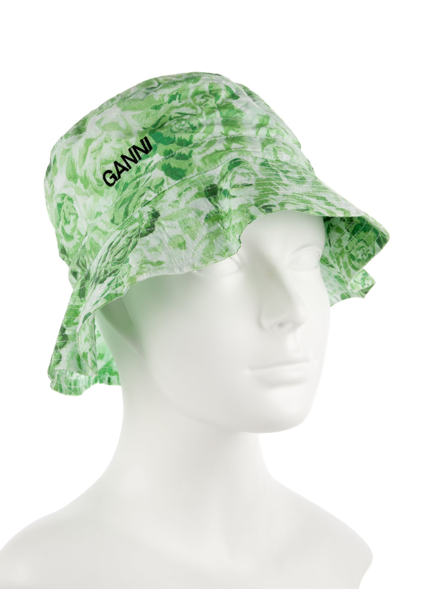 Ganni Floral Print Bucket Hat