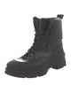 Ganni Leather Combat Boots