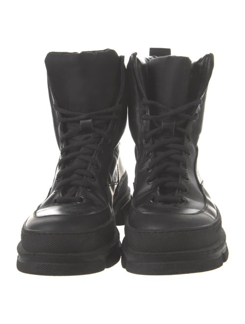 Ganni Leather Combat Boots