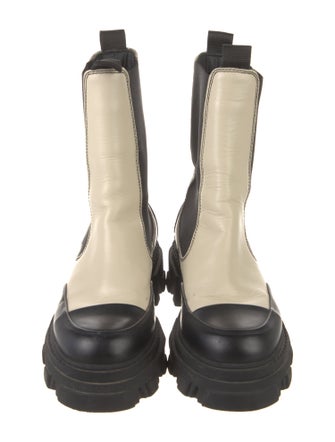 Ganni Leather Chelsea Boots