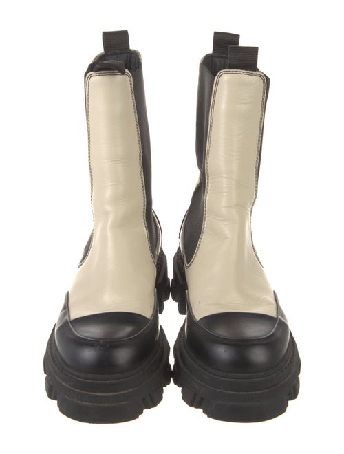 Ganni Leather Chelsea Boots