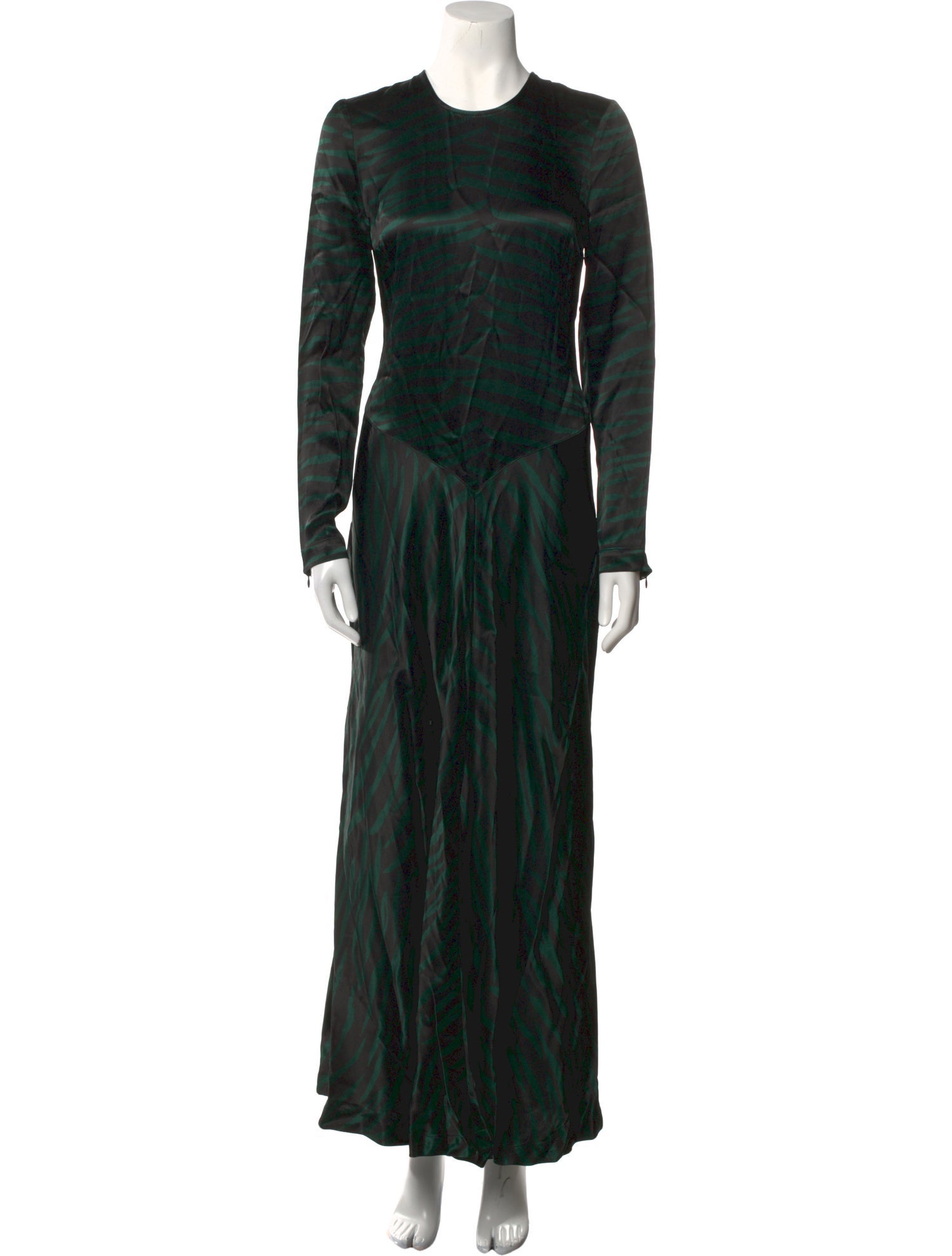 Ganni Crew Neck Long Dress