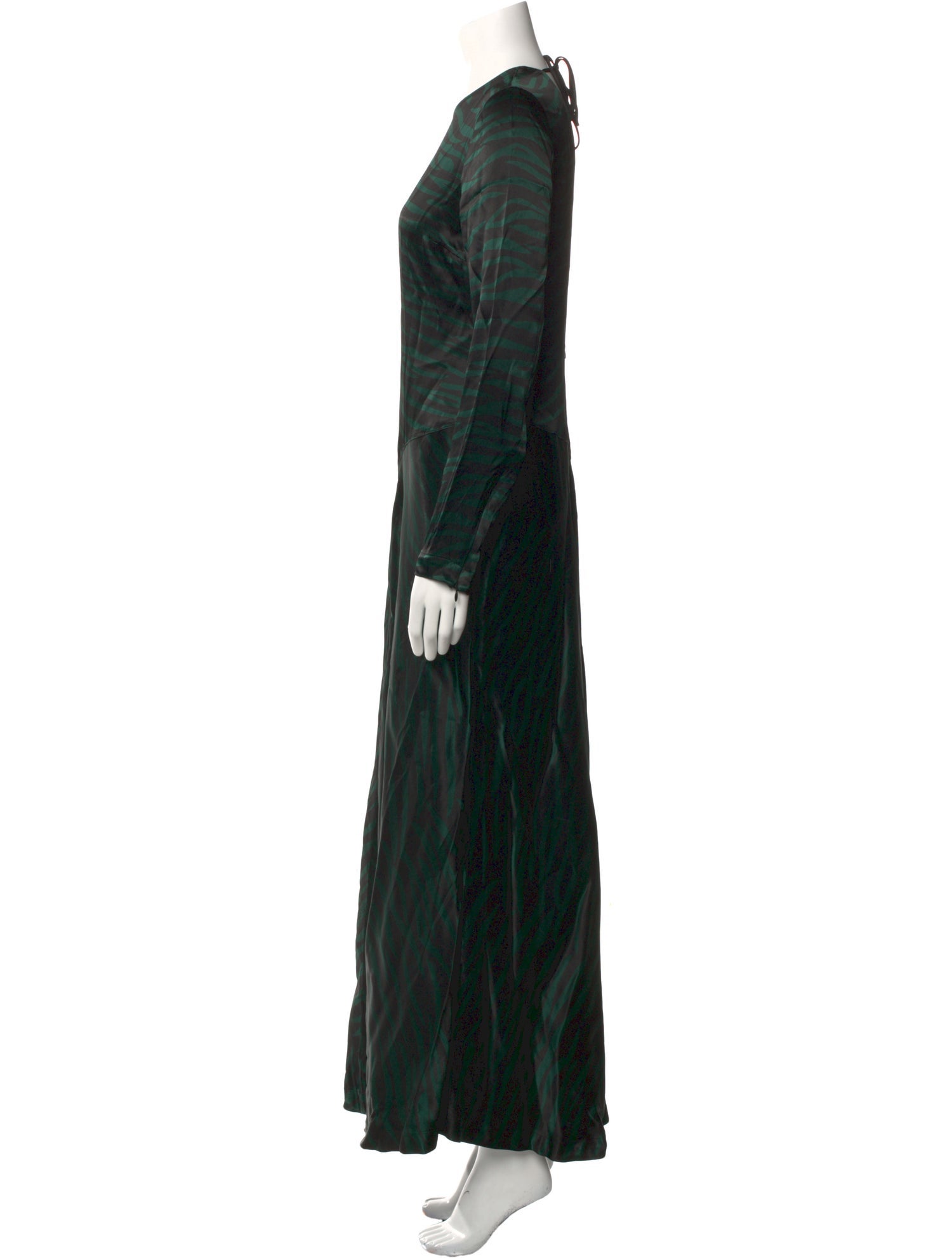 Ganni Crew Neck Long Dress