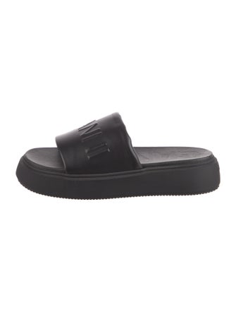 Ganni Leather Slides