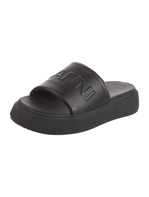Ganni Leather Slides