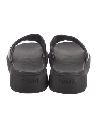 Ganni Leather Slides
