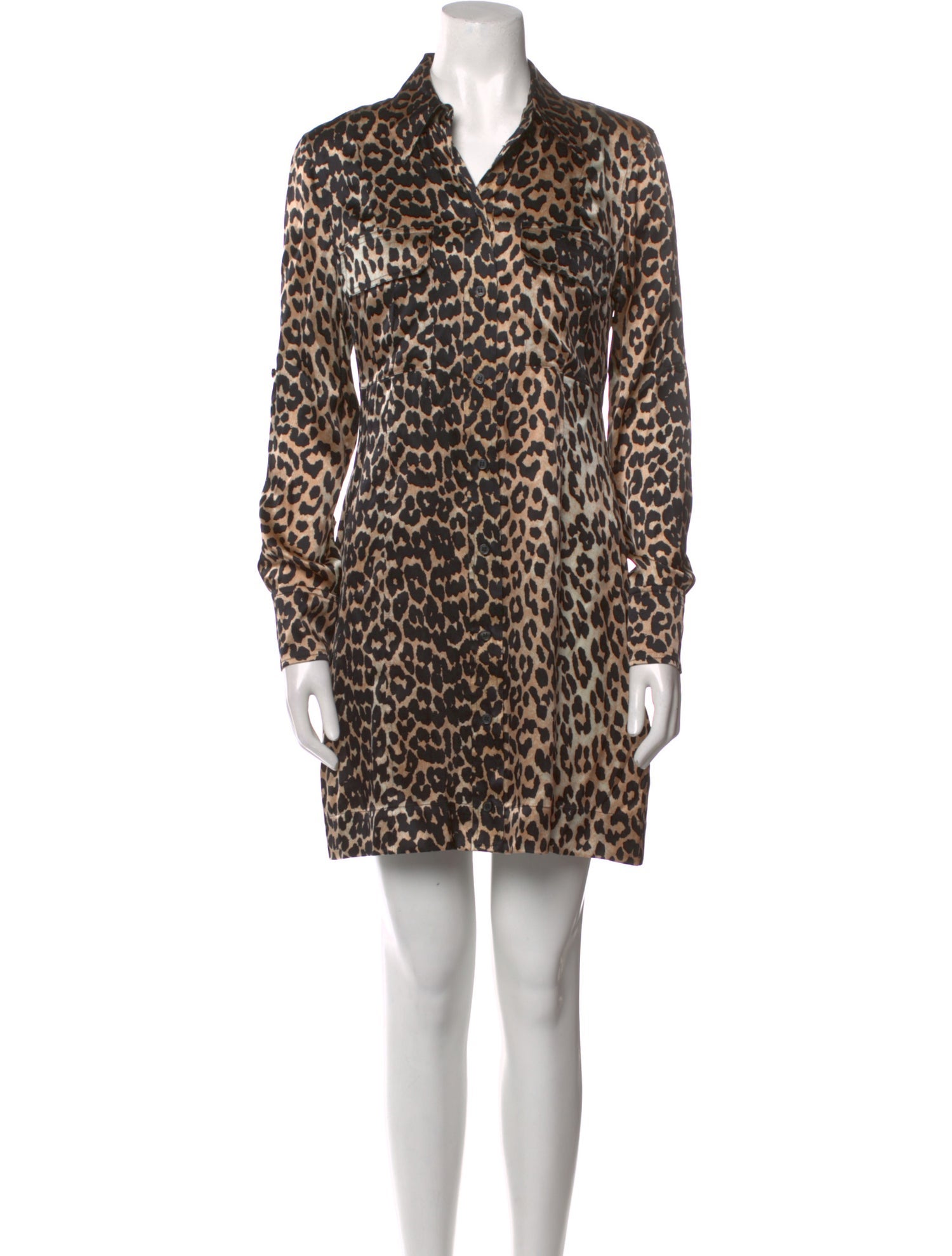 Ganni Silk Mini Dress
