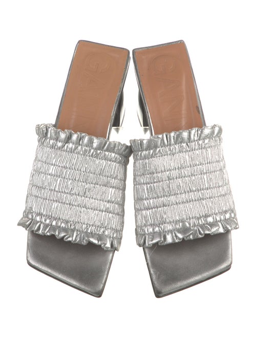 Ganni Leather Slides